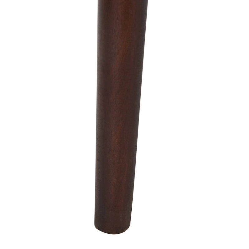 Poltrona con accenti in pelle intrecciata – 63,5 cm L x 53,3 cm P x 78,7 cm A