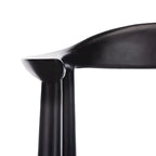 Poltrona con accenti in pelle intrecciata – 63,5 cm L x 53,3 cm P x 78,7 cm A