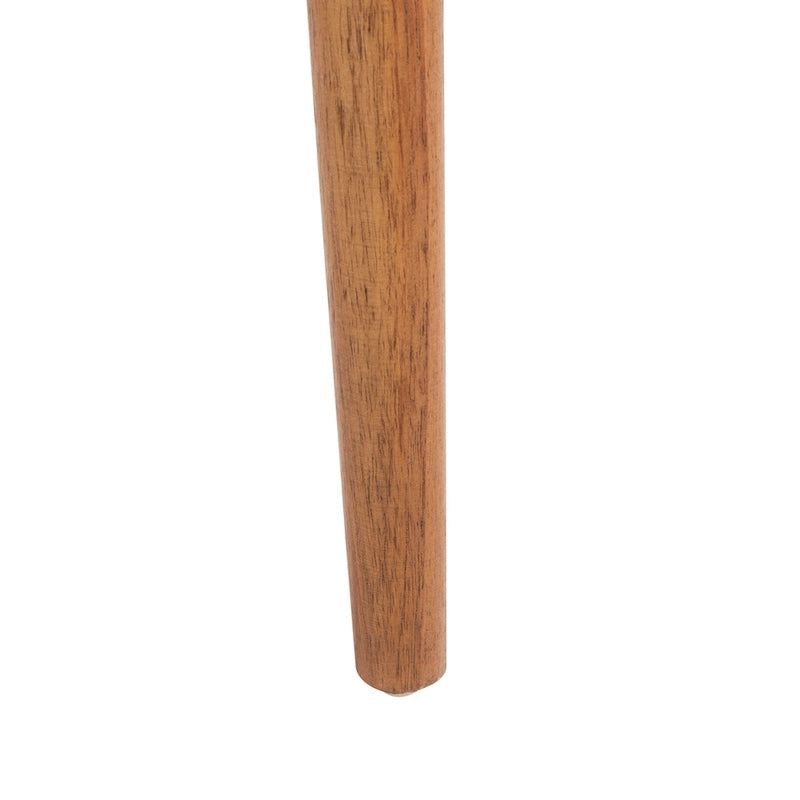 Poltrona con accenti in pelle intrecciata – 63,5 cm L x 53,3 cm P x 78,7 cm A
