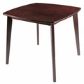Tavolo da Pranzo in Legno Massello, Noce - 34.02 x 34.02 x 29.33 pollici