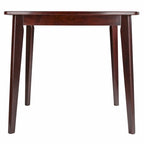 Tavolo da Pranzo in Legno Massello, Noce - 34.02 x 34.02 x 29.33 pollici