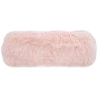 Pouf Gaetane in Pelle di Pecora con Gambe in Acrilico