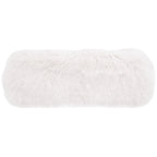 Pouf Gaetane in Pelle di Pecora con Gambe in Acrilico