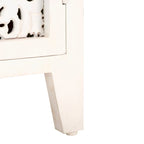 Mobile TV in Legno di Mango con 2 Ripiani e 2 Ante - 140L x 38P x 66A cm