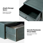 Comodino a 2 cassetti con configurazioni di archiviazione modulari