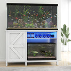 Mobile per acquario da 52 pollici per vasche da 55–75 galloni con striscia luminosa RGB
