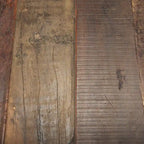 Tavolino d'appoggio in legno massiccio – 65,5 cm x 65,5 cm x 66 cm, marrone