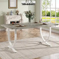 Tavolo da pranzo rettangolare per 4-6 persone, tavolo da cucina moderno da 160 cm con piano in finto marmo e gambe in metallo, grigio e oro