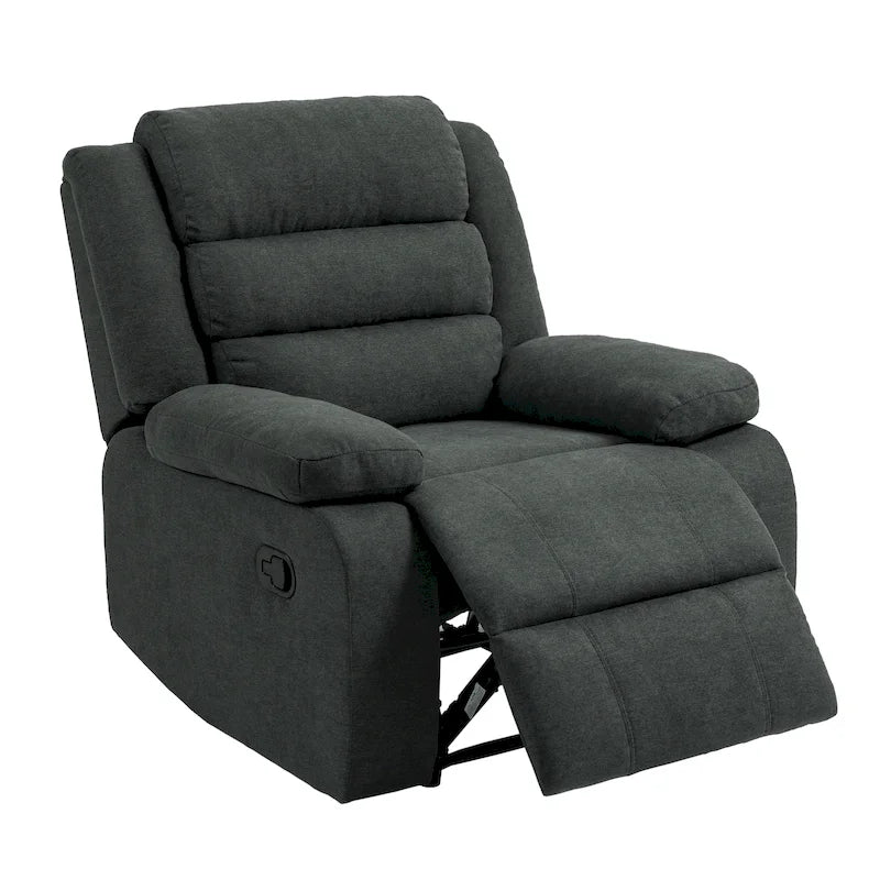 Set van 2 klassieke en traditionele handmatige relaxfauteuils