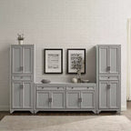 3-delige Tara-dressoir- en voorraadkastset, verweerde afwerking - Crosley