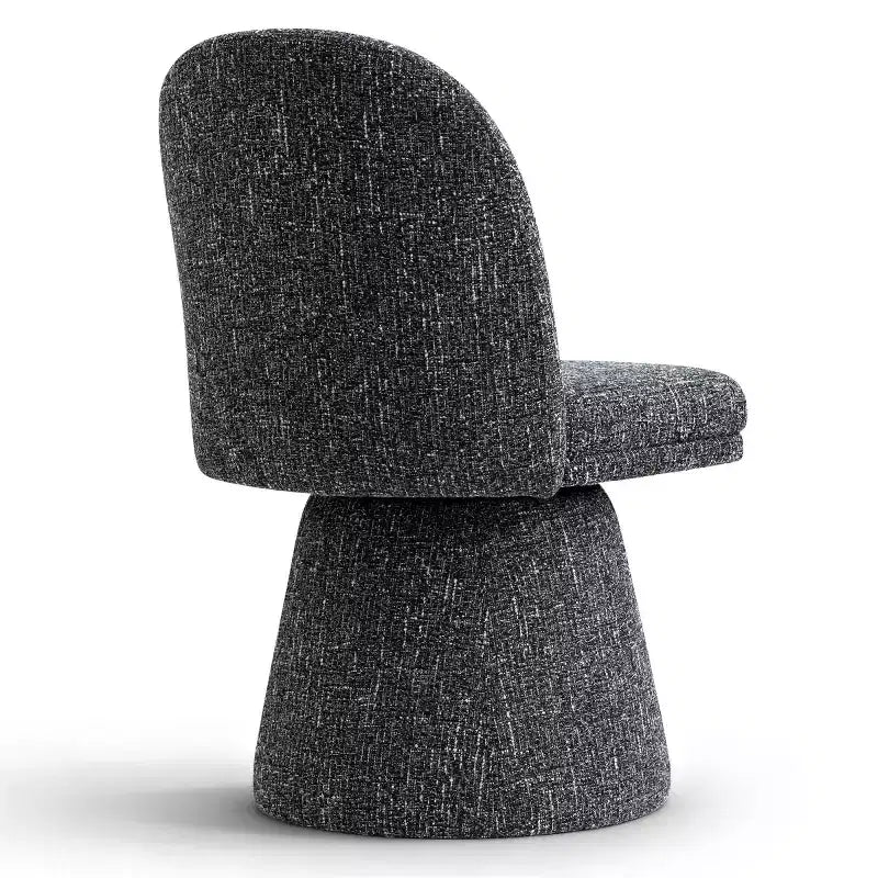 Set aus 6 modernen, um 360° drehbaren Esszimmerstühlen ohne Armlehnen mit säulenförmigem Fuß, elegante Akzentstühle für Küche, Esszimmer oder Büro-Panipeachy