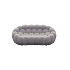 Gebogenes Bubble-Sofa für 2 Personen in Wabenform mit 3D-Textilgewebe fürs Wohnzimmer, Salon oder Apartment