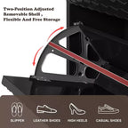 CLIHOME 24 Pair Entryway Shoe Storage Organizer Cabinet Flip Drawers Closet Shoe Rack Shelf Organizer