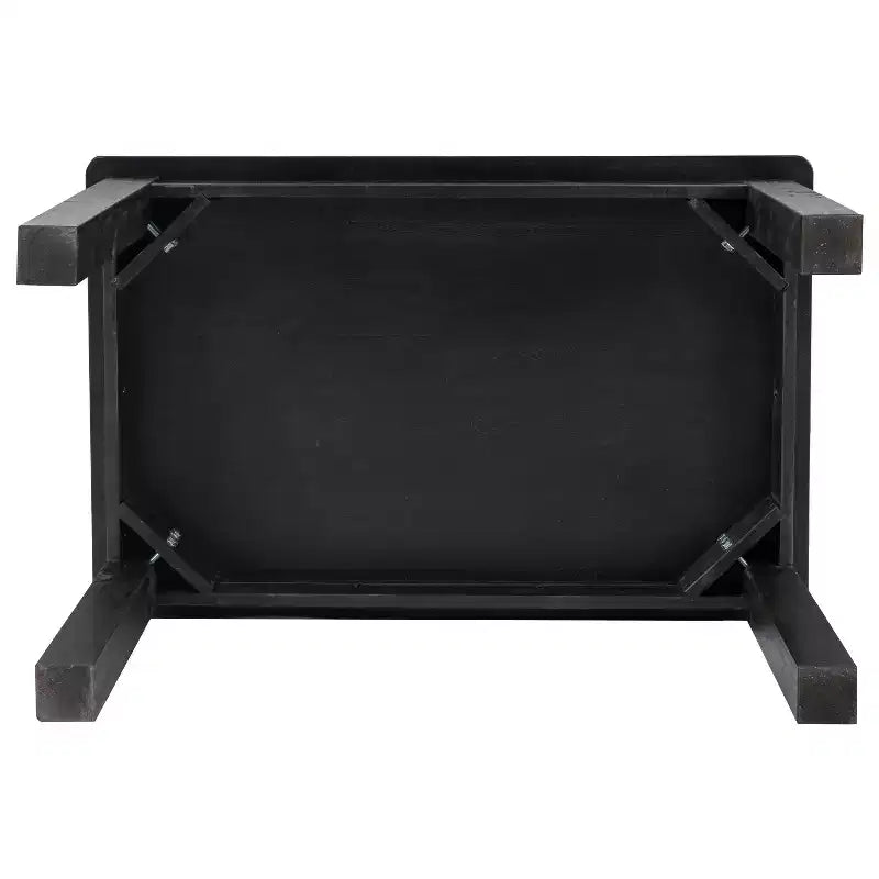 Flash Furniture, rechteckiger Farm-Esstisch aus massivem Kiefernholz, 46 x 30