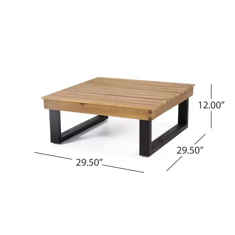 L-förmiges Outdoor-Ecksofa-Set, Garten-Lounge-Set mit Sitzgruppe und Couchtisch sowie wasserabweisenden Kissen - ModernLuxe