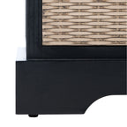 Banc de rangement SAFAVIEH Fiorello avec coussin et 3 tiroirs - 47.3 W x 15 L x 19 H - 47Wx15Dx19H