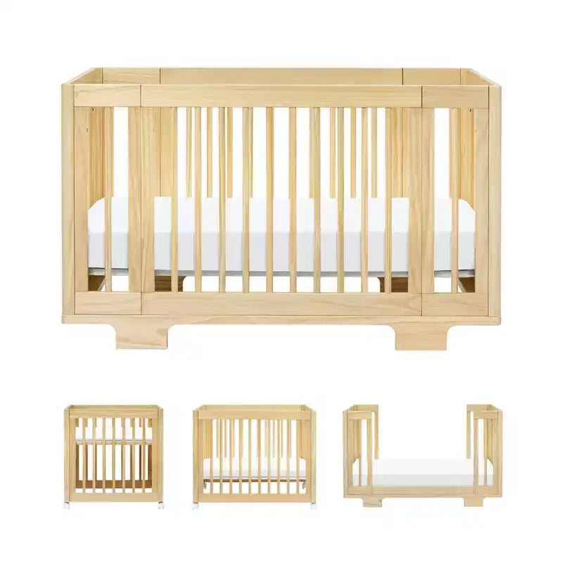 Babyletto Yuzu 8-in-1-Kinderbett, umbaubar mit Umbausets für alle Altersstufen