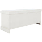 Banc de rangement SAFAVIEH Fiorello avec coussin et 3 tiroirs - 47.3 W x 15 L x 19 H - 47Wx15Dx19H