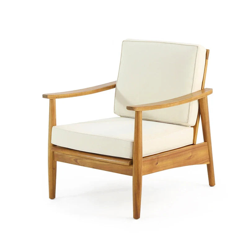 Ensemble de salon de jardin 4 places en bois d’acacia Willowbrook de Christopher Knight Home