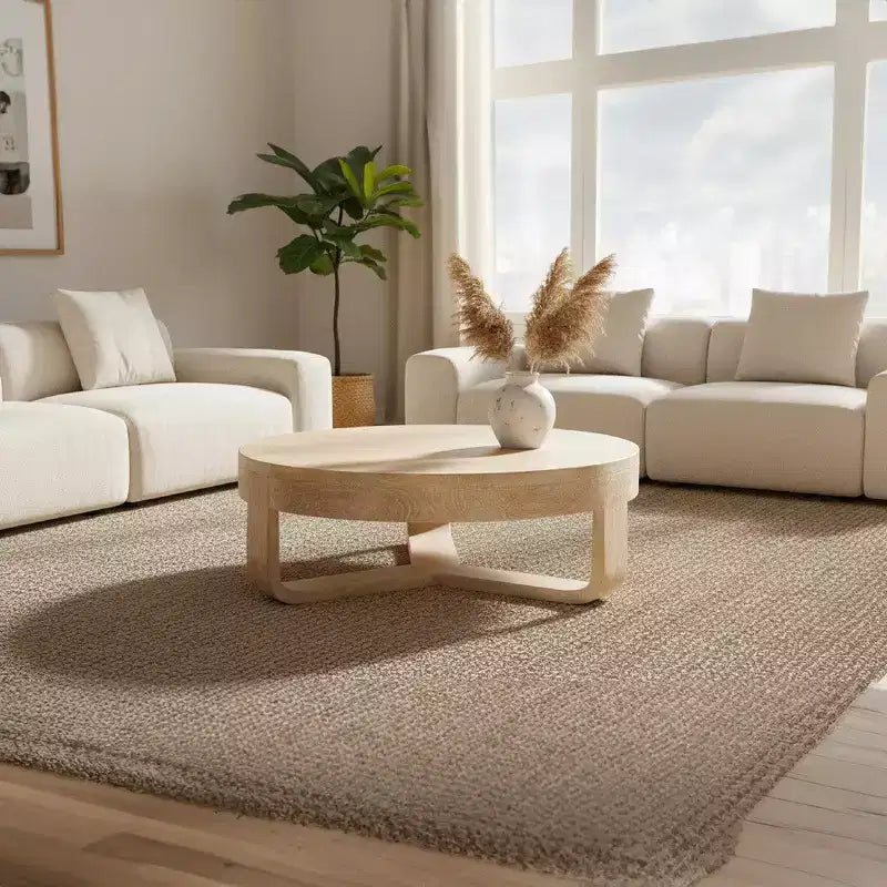 Ronde salontafel van 32 inch met open sledevoet, Royal Hampton