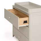 Commode Storkcraft Casablanca à 3 tiroirs avec table à langer amovible
