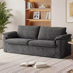 Dyonery 86 Cloud 2-Sitzer-Sofa, tiefe Sitzfläche und breite Armlehnenkissen, stabiler Rahmen, atmungsaktives ergonomisches Design