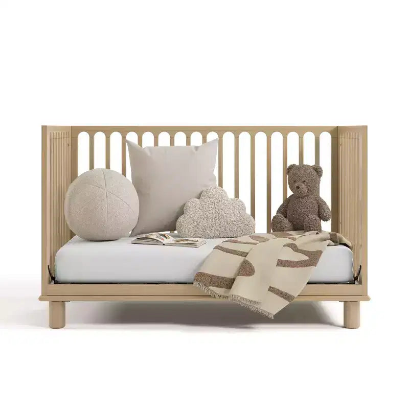 Storkcraft Sicily Deluxe 3-in-1 umbaubares Babybett mit Rausfallschutz für Kleinkinder