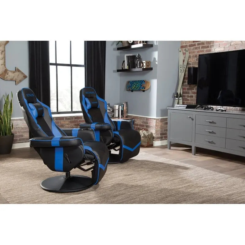 Fauteuil inclinable de jeu avec repose-pieds