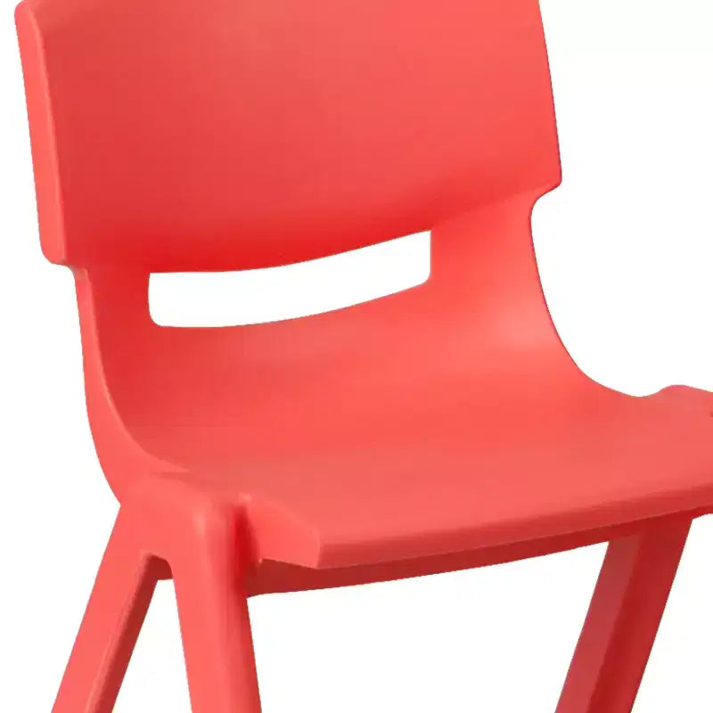 Prostokątny zestaw stołu do zabawy z regulowaną wysokością i 6 krzesłami Emma and Oliver, z tworzywa sztucznego, 23.625W x 47.25L