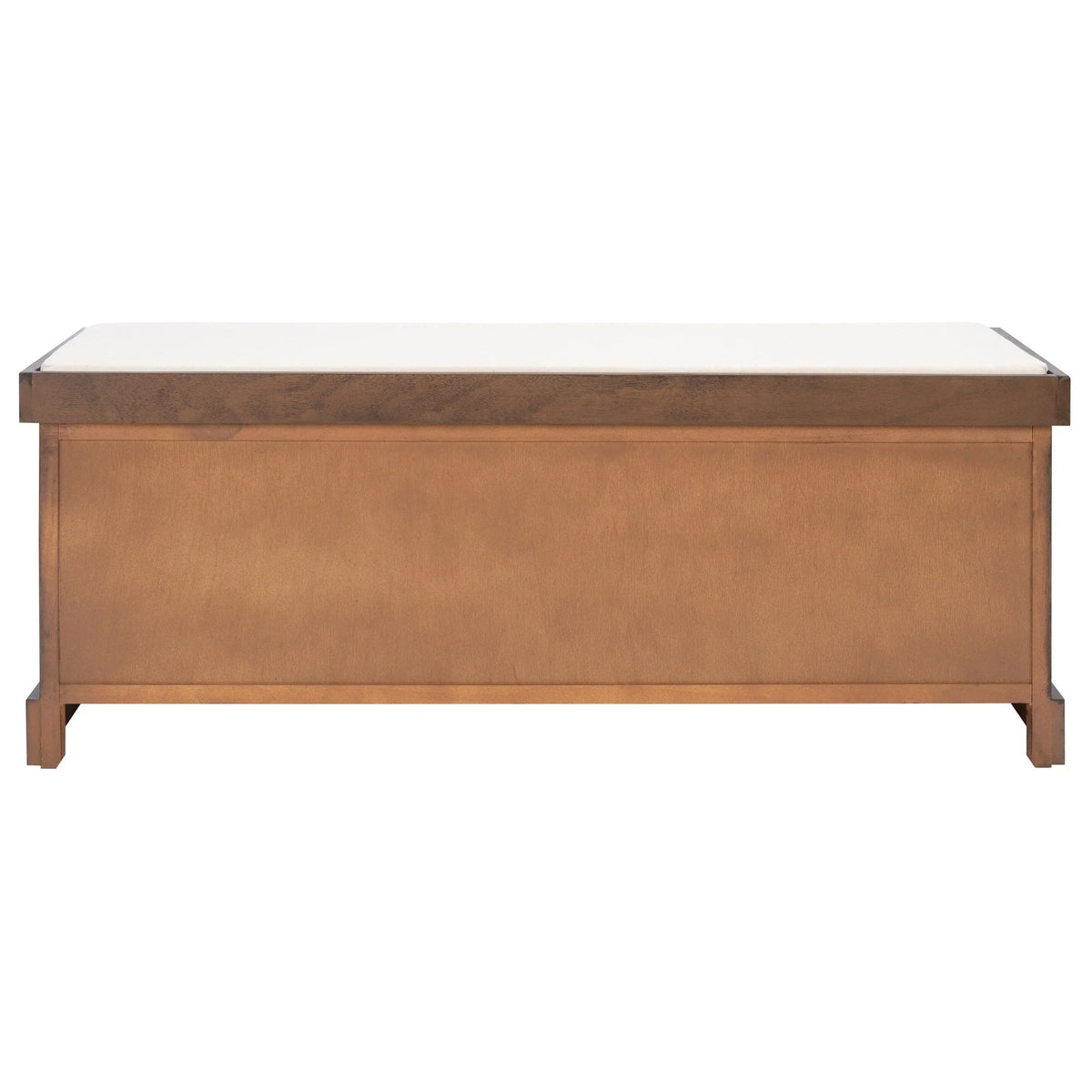 Banc de rangement SAFAVIEH Fiorello avec coussin et 3 tiroirs - 47.3 W x 15 L x 19 H - 47Wx15Dx19H