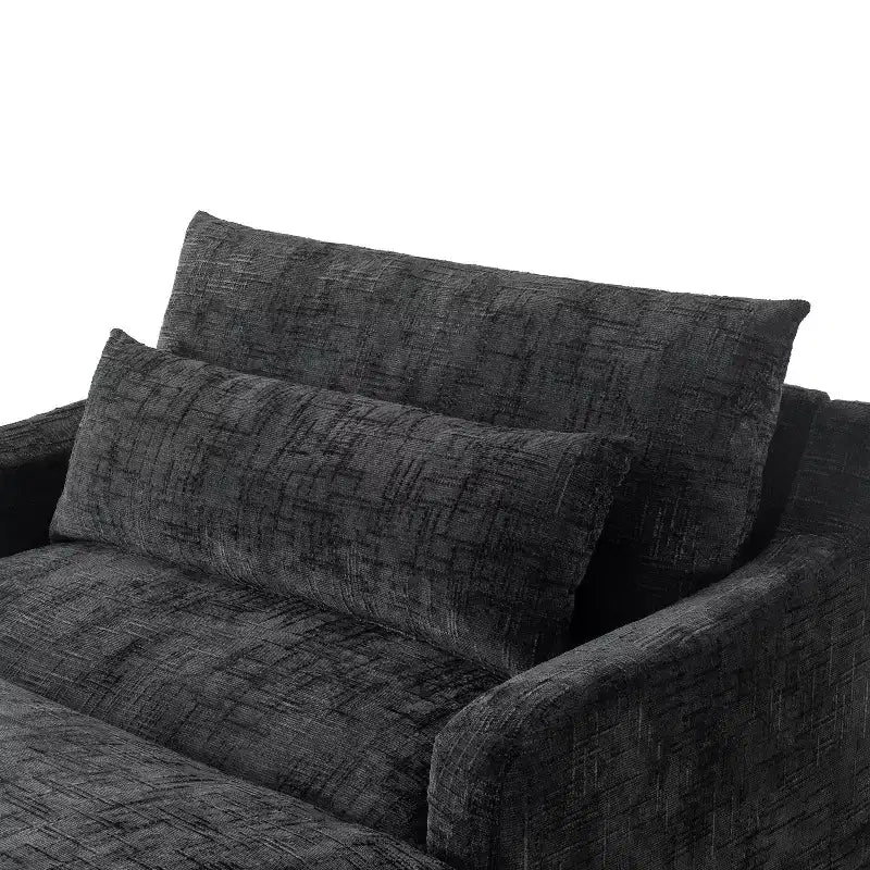Extra diepe slaapfauteuil van chenille van Polibi
