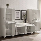 3-delige Tara-dressoir- en voorraadkastset, verweerde afwerking - Crosley