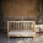Storkcraft Sicily Deluxe 3-in-1 umbaubares Babybett mit Rausfallschutz für Kleinkinder