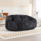 GDFStudio - Laurel Chenille 2-Seater Lazy Sofa with High-Density Foam and Oversized Comfort