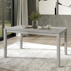 Klasyczny drewniany zestaw jadalniany CraftPorch, 7-elementowy