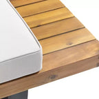 L-förmiges Outdoor-Ecksofa-Set, Garten-Lounge-Set mit Sitzgruppe und Couchtisch sowie wasserabweisenden Kissen - ModernLuxe