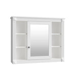 36'' Modern Bathroom Vanity with Top Sink and Mirror Cabinet,2 Doors and 2 Drawers