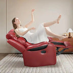 Großer Relaxsessel aus Kunstleder im amerikanischen Design für das Wohnzimmer