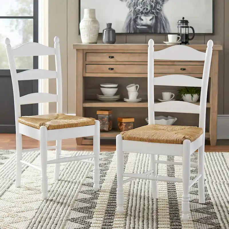 Simple Living Jessie Esszimmerstuhl mit Leiterlehne (2er-Set)