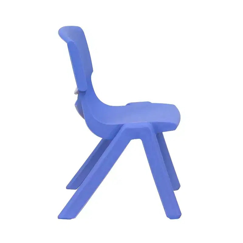 Prostokątny zestaw stołu do zabawy z regulowaną wysokością i 6 krzesłami Emma and Oliver, z tworzywa sztucznego, 23.625W x 47.25L