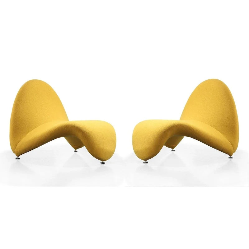 Fauteuil d’appoint en mélange de laine
