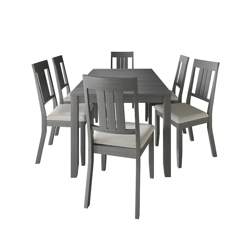 CraftPorch Classic 7-piece Wooden Dining Set