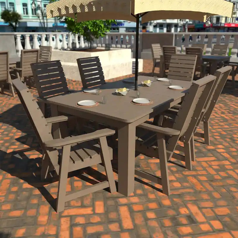 HIGHWOOD PROFESSIONAL 7-delige eethoek voor buiten 42x72