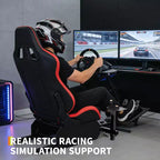 Opvouwbare cockpit voor racesimulator, verstelbare stuurwielstandaard voor G29/G920/G923, geschikt voor Thrustmaster, Fanatec, Hori en Mad Catz, verstelbare pedaalhoek