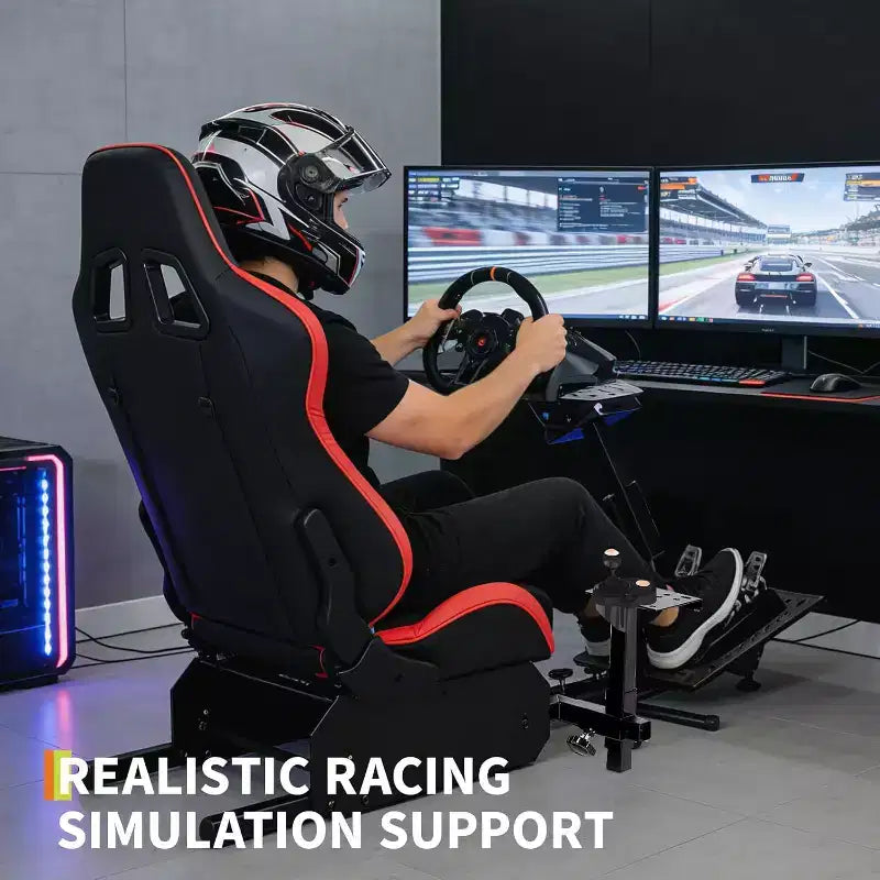 Opvouwbare cockpit voor racesimulator, verstelbare stuurwielstandaard voor G29/G920/G923, geschikt voor Thrustmaster, Fanatec, Hori en Mad Catz, verstelbare pedaalhoek