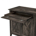 Key West Secretary Desk with Storage Cabinet by Bush Furniture