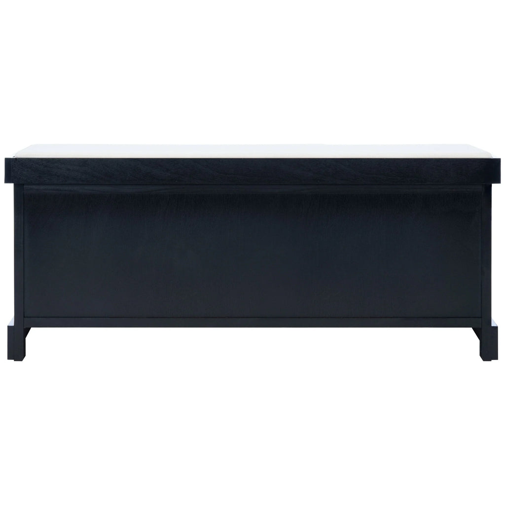 Banc de rangement SAFAVIEH Fiorello avec coussin et 3 tiroirs - 47.3 W x 15 L x 19 H - 47Wx15Dx19H