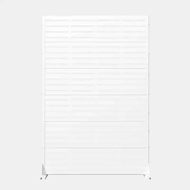 MAYEERTY 72x47 wit, natuurlijk privacyscherm voor buiten, set van 6 natuurlijke vouwschermen voor de achtertuin en tuin