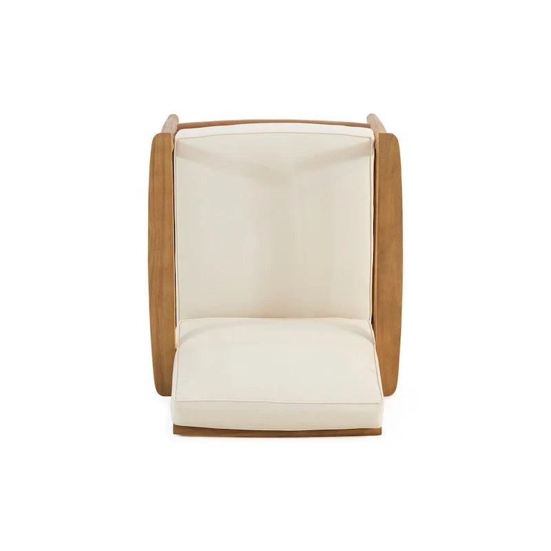 Ensemble de salon de jardin 4 places en bois d’acacia Willowbrook de Christopher Knight Home