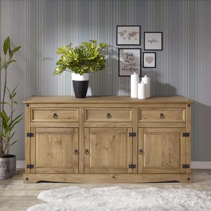 Houten buffetkast 65, boerderijstijl - Corona-collectie